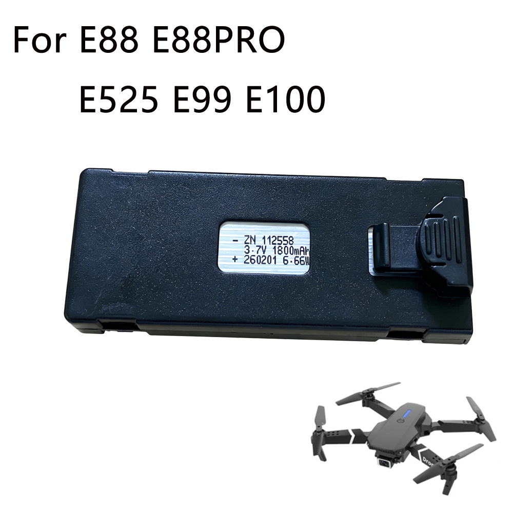 Drone E88 Rc Quadcopter - Batería recargable de iones de litio