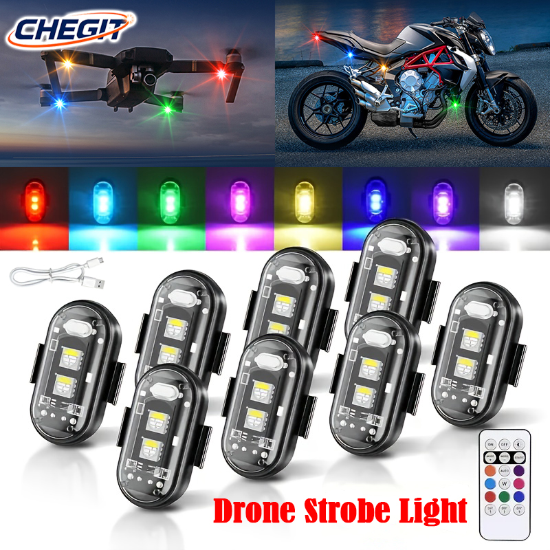 Drone Aircraft Jjrc - Luces estroboscópicas LED para aviones, 1-10