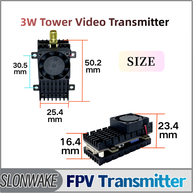 Receiver Rc Drone - SLONWAKE 5,8G 3000mW simulación VTX FPV