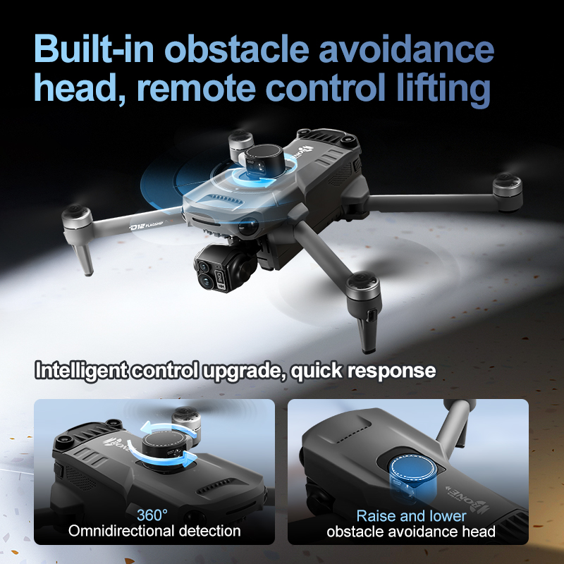 Dron Profesional D12 con GPS,  - Drone Aircraft Jjrc reseña y precio