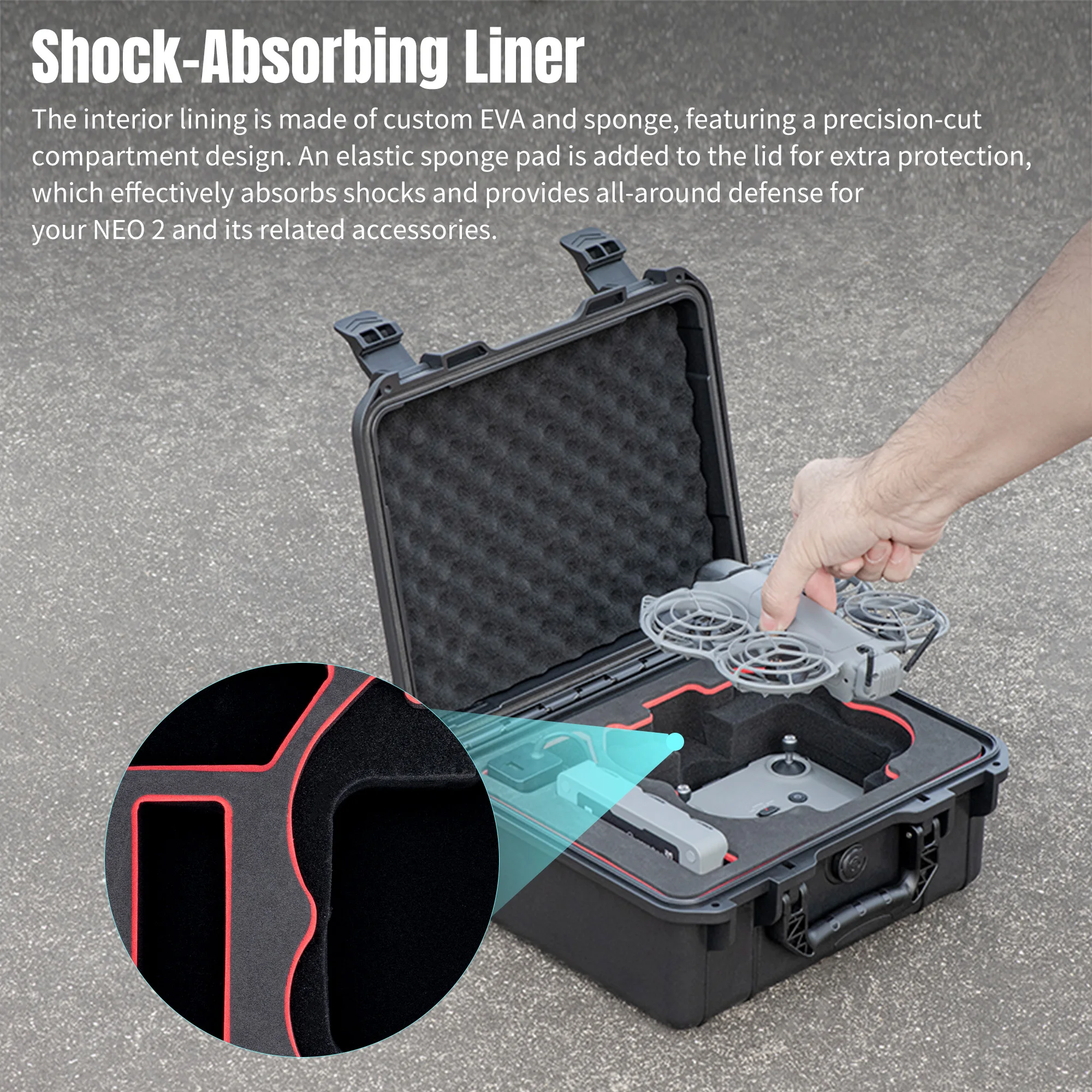 Para DJI Neo 2 estuche de alma - Drone Rc N3 reseña y precio