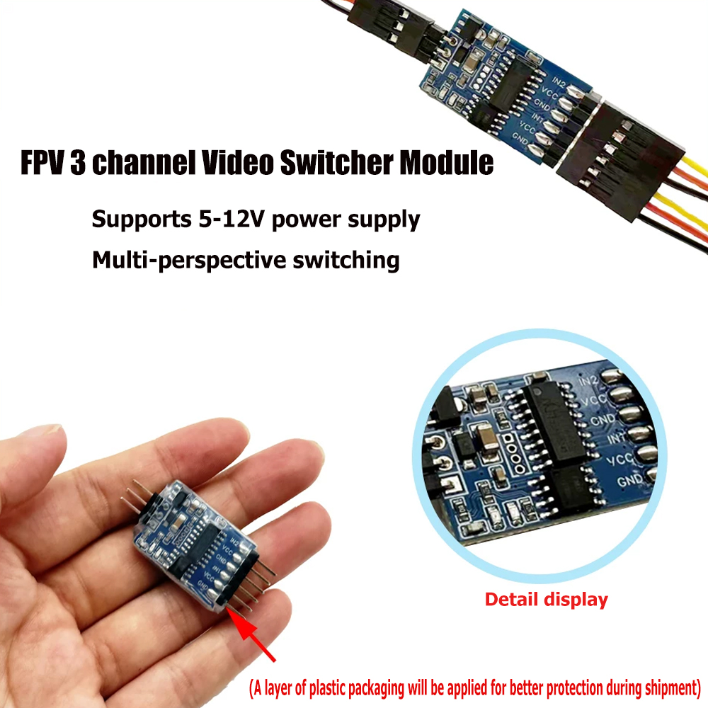 Módulo de conmutador de vídeo  - Receiver Rc Drone reseña y precio