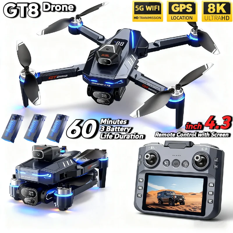 Caliente para LSRC GT8 Drone 4 - Drone Gt8 Rc reseña y precio