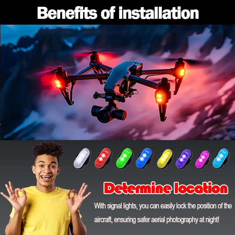 Luces LED estroboscópicas para - Drone Aircraft Jjrc reseña y precio