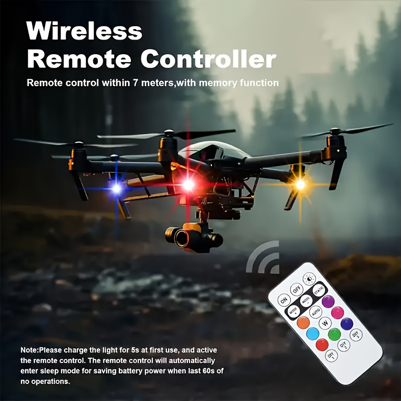 Luces LED estroboscópicas para - Drone Aircraft Jjrc reseña y precio