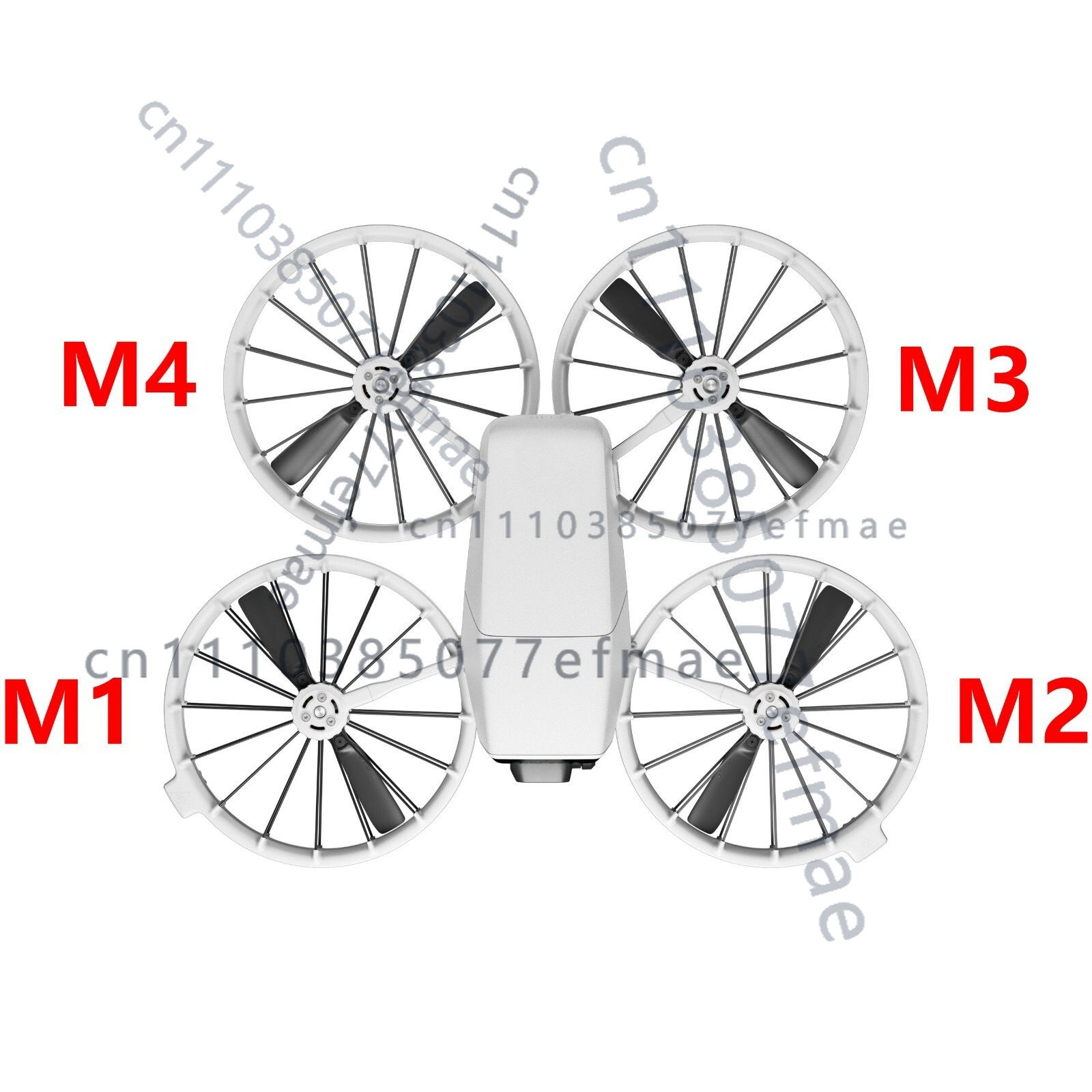 1 unidad de protector de hélic - Drone Propeller Guards reseña y precio