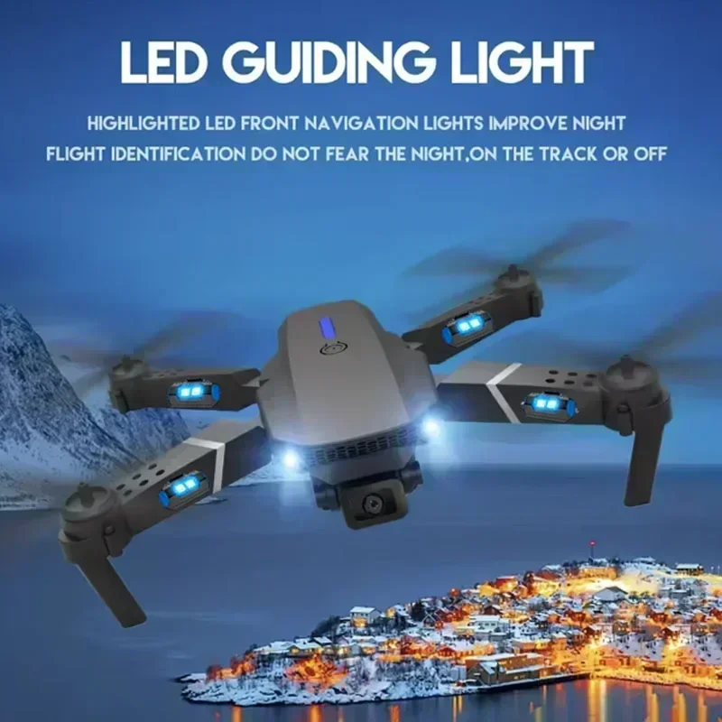E88 Pro WIFI FPV Drone gran an - Drone E88 Rc Quadcopter reseña y precio