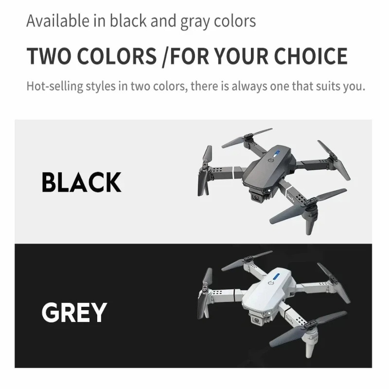 Mini Dron E88 con Cámara 4K HD - Drone E88 Rc Quadcopter reseña y precio