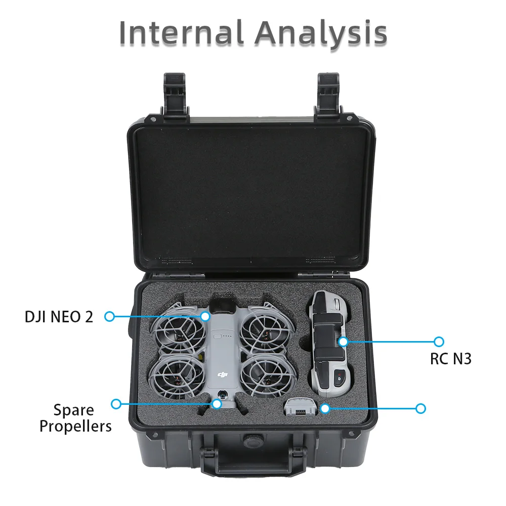Caja de seguridad portátil par - Drone Rc N3 reseña y precio