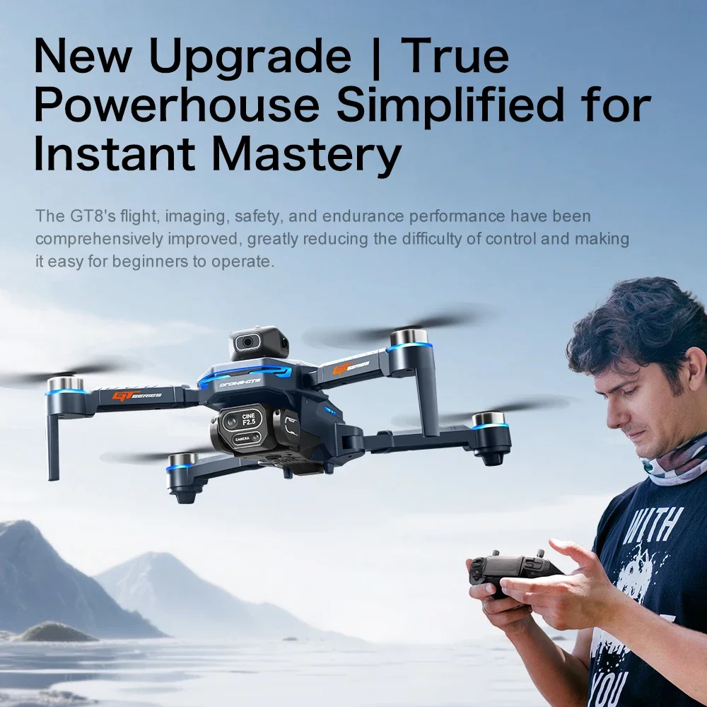 GT8 Drone 4K HD Cámara para ev - Drone Gt8 Rc reseña y precio