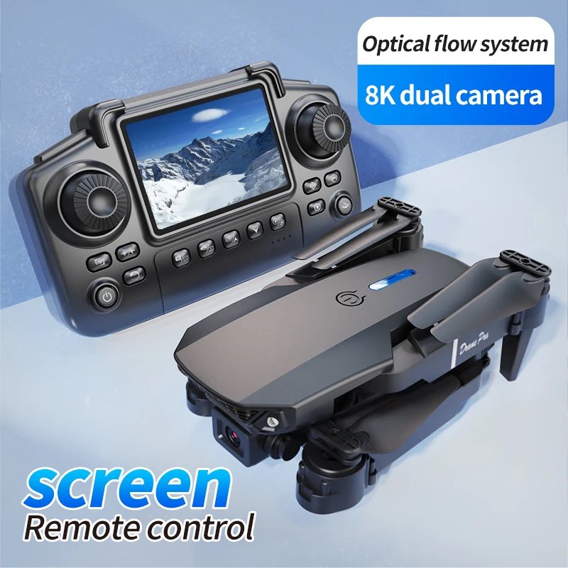 Dron E88 PRO con Pantalla, Cám - Drone E88 Rc Quadcopter reseña y precio